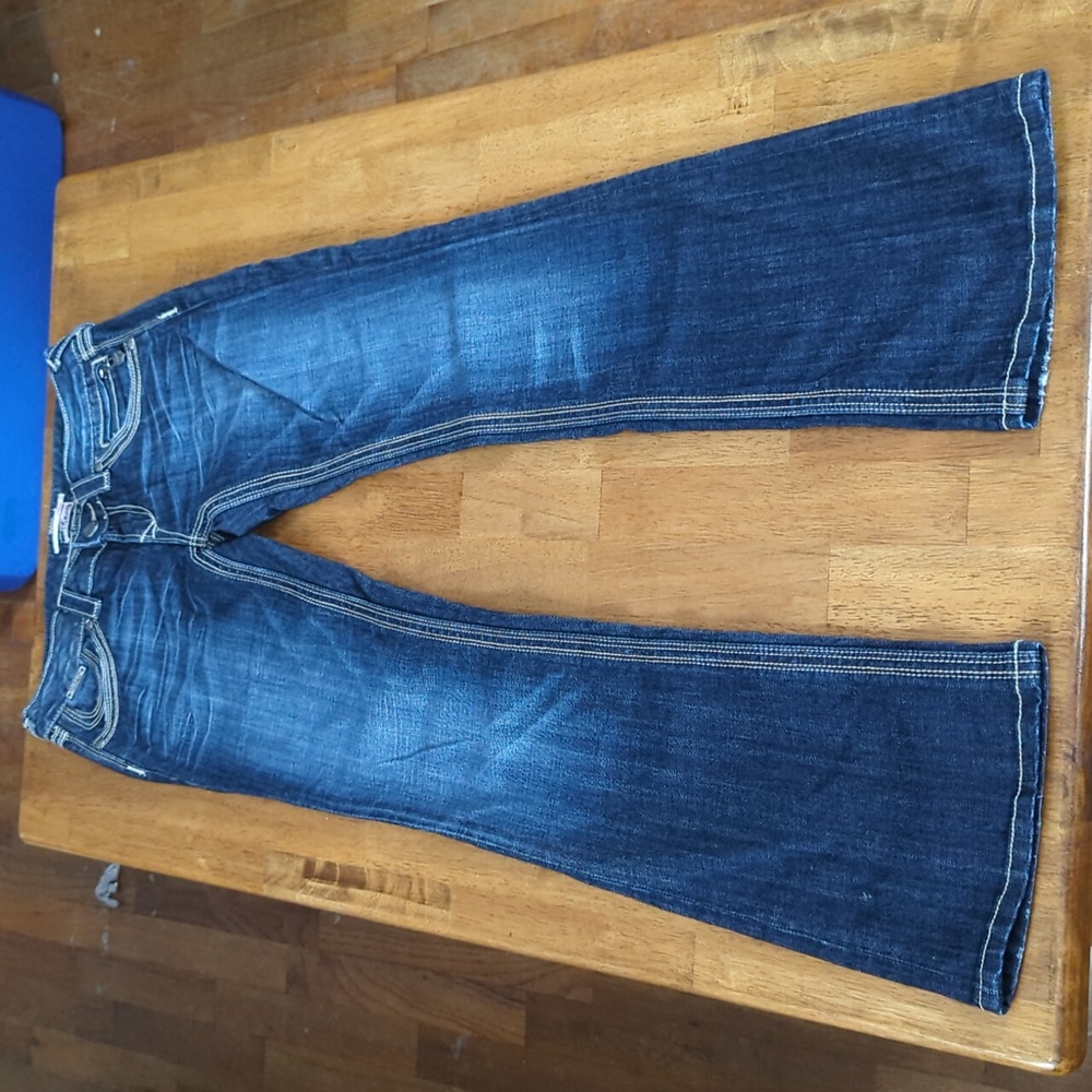 Express Rerock Barely Boot Jeans 4R